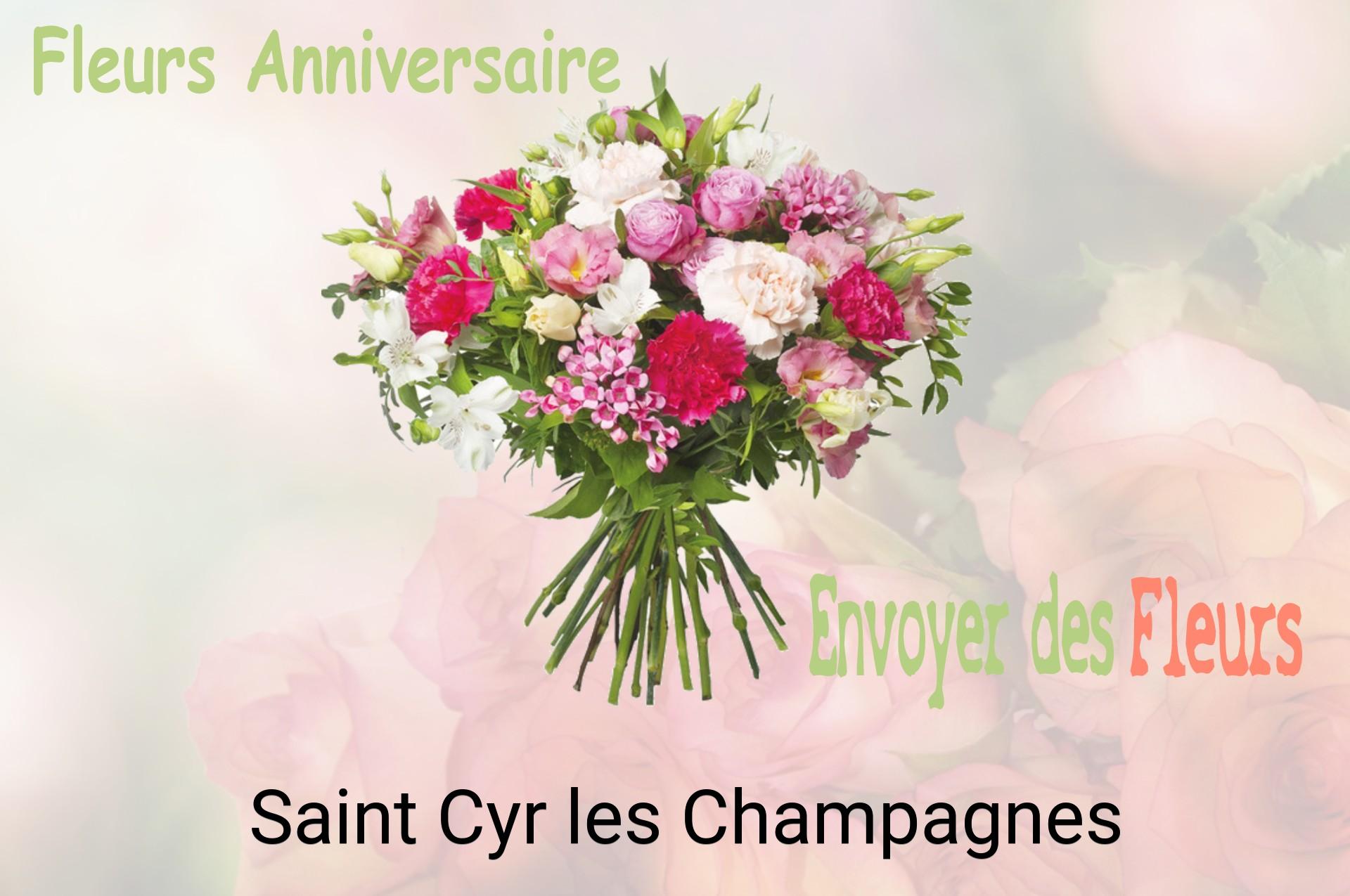 Bouquet de fleurs d’anniversaire livré à Saint-Cyr-les-Champagnes