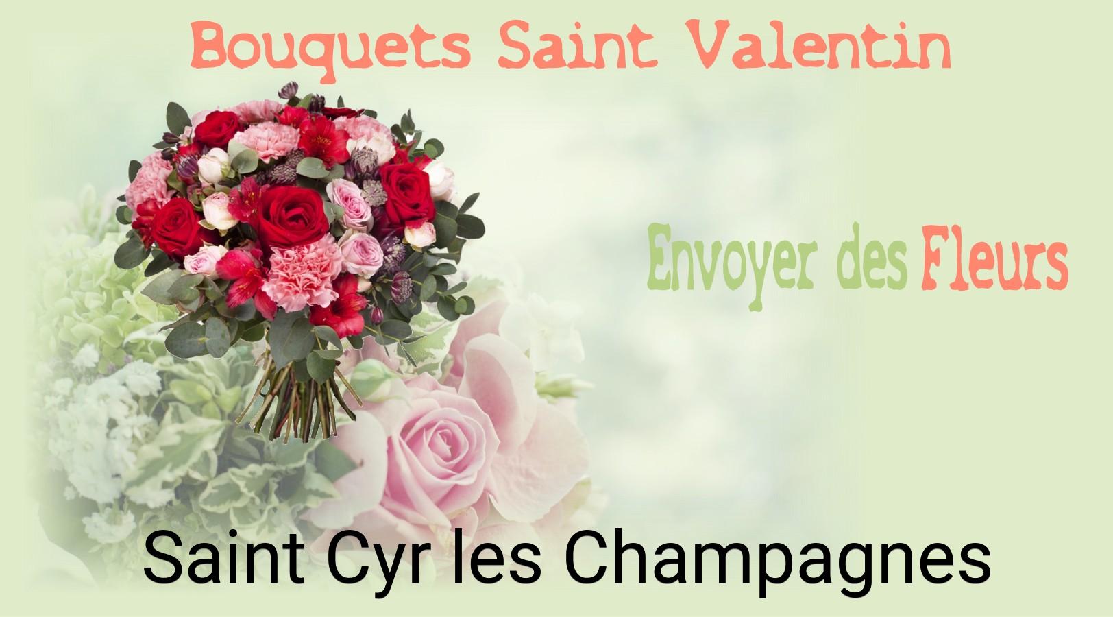 Roses de Saint-Valentin livrées à Saint-Cyr-les-Champagnes